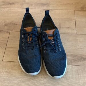 Johnston & Murphy Navy Blue Oxfords